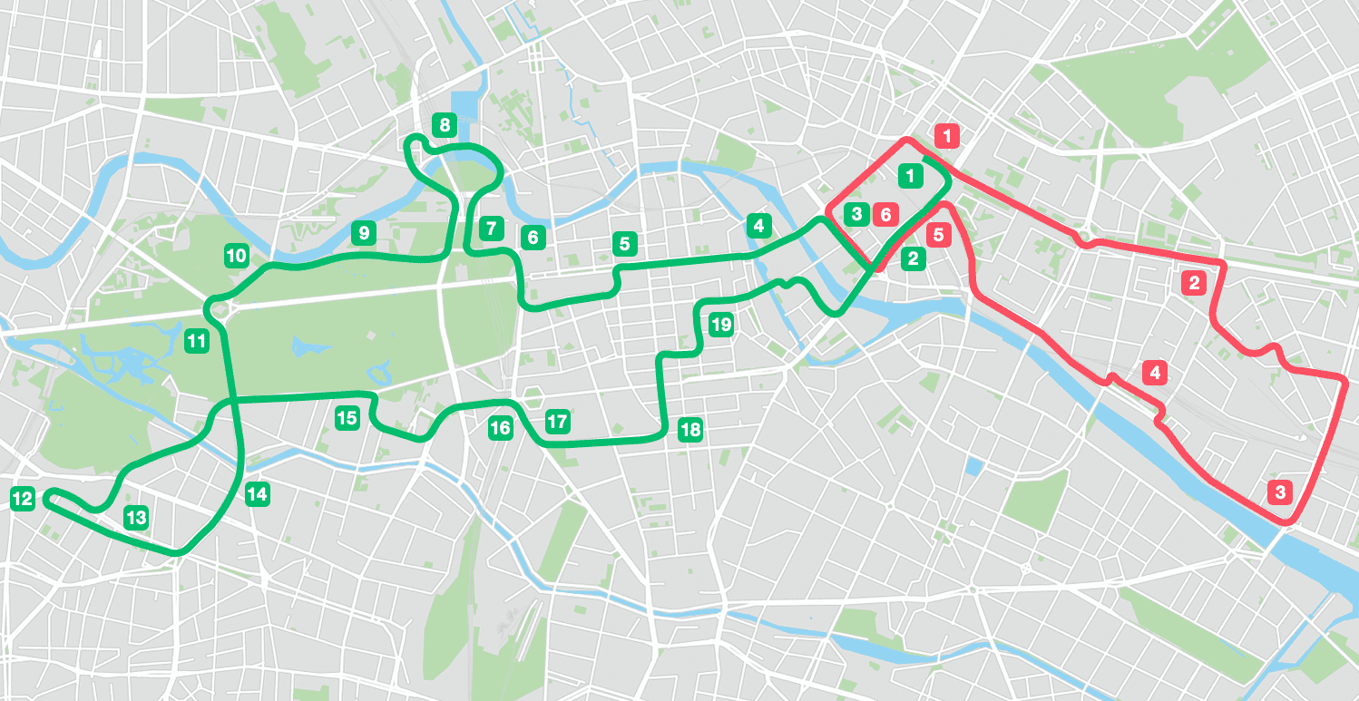 Stadtrundfahrt Berlin Karte Mobile cut color